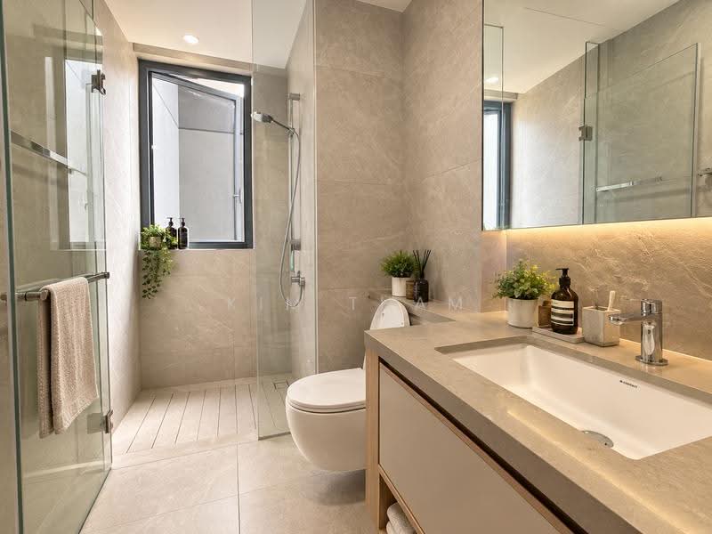 One-North Eden, 8 Slim Barracks Rise, Buona Vista / West Coast / Clementi New Town, 2 Bedrooms, 797 sqft, Condominium For Sale, by Kim Tham, 500265961 - Bathroom - PropertyGuru.com.sg