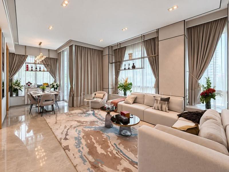 Nouvel 18, 16 Anderson Road, Tanglin / Holland / Bukit Timah, 3 Bedrooms, 1,539 sqft, Condominium For Sale, by Joyce Lye Hui Xin, 500266038 - Living Room - PropertyGuru.com.sg