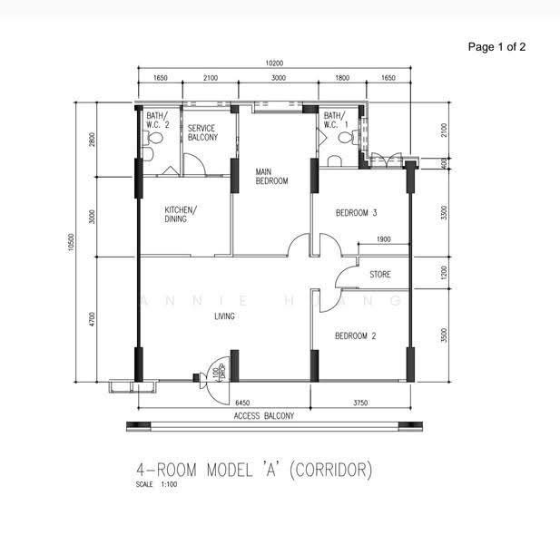 704 Woodlands Drive 40, 704 Woodlands Drive 40, Admiralty / Woodlands, 3 Bedrooms, 1,097 sqft, HDB Flat For Sale, by Annie Huang, 500266039 - PropertyGuru.com.sg