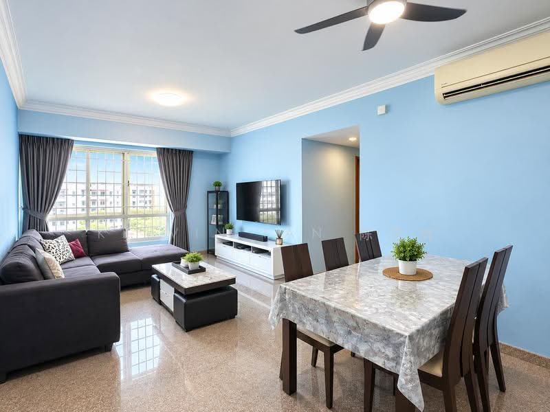 Rivervale Crest, 5 Rivervale Crescent, Hougang / Punggol / Sengkang, 3 Bedrooms, 1,152 sqft, Condominium For Sale, by Kelvin Tan 陈克辉, 500266066 - Living Room - PropertyGuru.com.sg