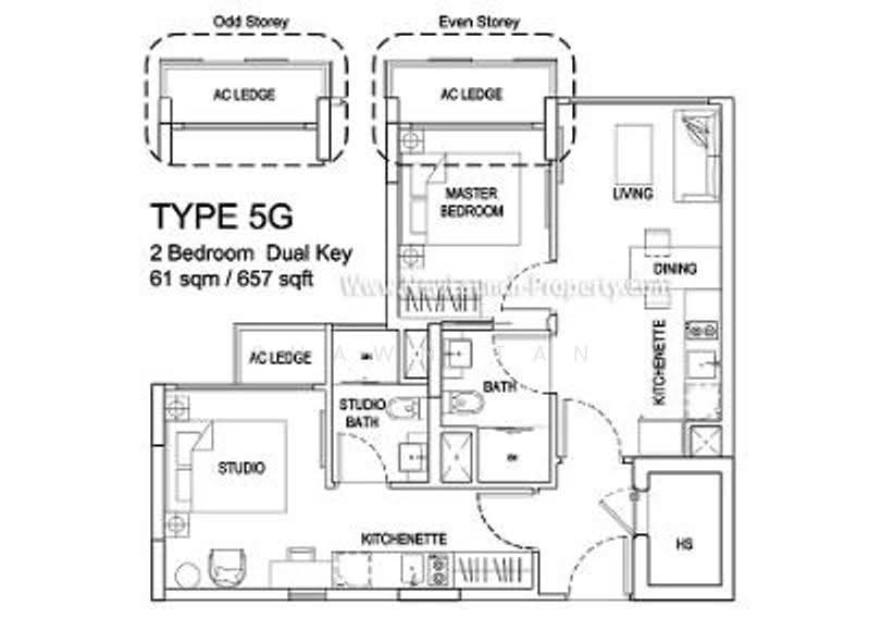 The Hillford, 178 Jln Jurong Kechil, Clementi Park / Upper Bukit Timah, 2 Bedrooms, 656 sqft, Condominium For Sale, by Shawn Tan, 500266090 - PropertyGuru.com.sg