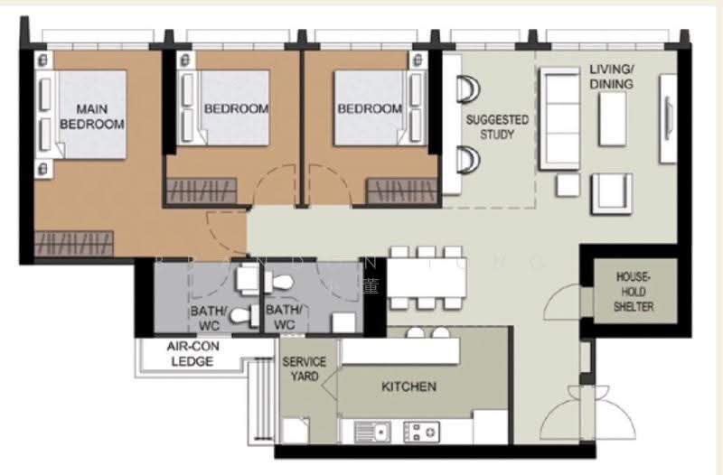 445A Clementi Avenue 3, 445A 445A, Buona Vista / West Coast / Clementi New Town, 3 Bedrooms, 1,216 sqft, HDB Flat For Rent, by Brandon Tong 小董, 500266104 - PropertyGuru.com.sg