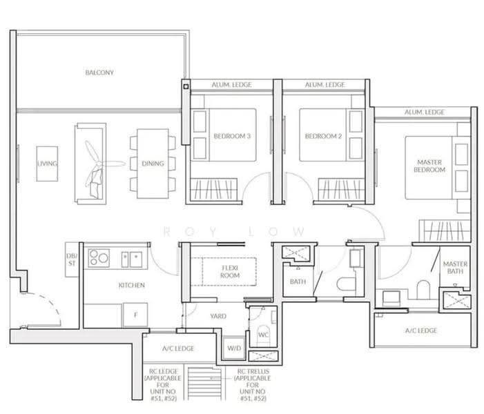 INTEGRATED (MRT, BUS, MALL) Undervalued 3bed 3bath 1study Condo - Woodleigh, Serangoon, CBD, Raffles, Macpherson / Potong Pasir, 3 Bedrooms, 1,076 sqft, Condominium For Sale, by Roy Low, 500266109 - PropertyGuru.com.sg