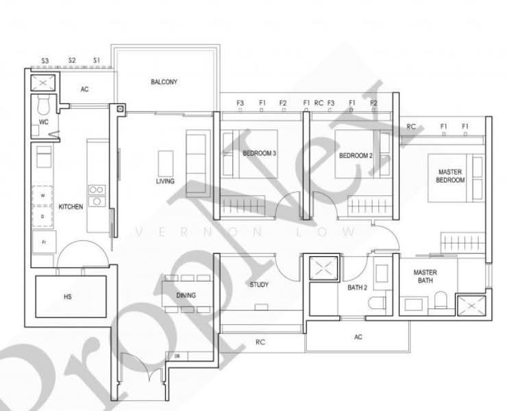 Penrose, 26 Sims Drive, Eunos / Geylang / Paya Lebar, 3 Bedrooms, 1,184 sqft, Condominium For Sale, by Vernon Low, 500266115 - PropertyGuru.com.sg