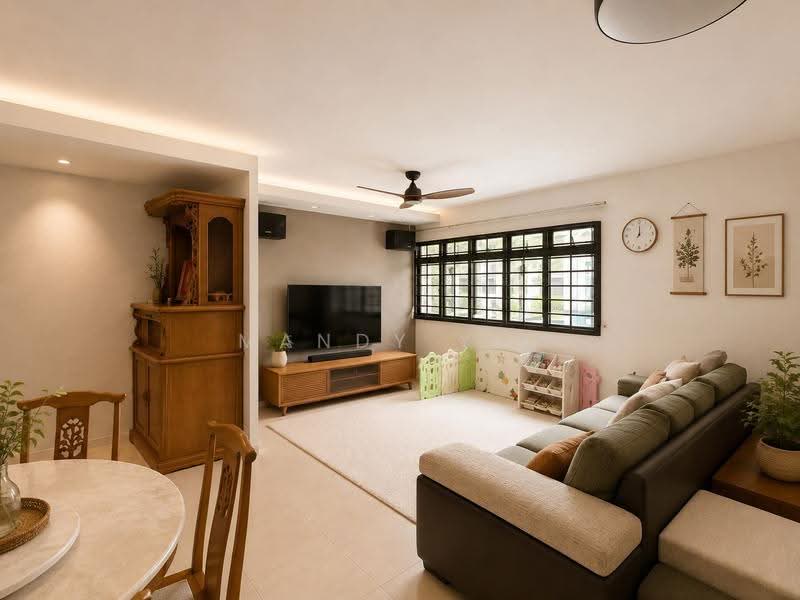 296B Compassvale Crescent, 296B Compassvale Crescent, Hougang / Punggol / Sengkang, 3 Bedrooms, 1,188 sqft, HDB Flat For Sale, by Mandy Yip, 500266135 - Living Room - PropertyGuru.com.sg