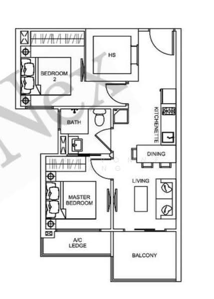 Novena Regency, 275 Thomson Road, Newton / Novena, 2 Bedrooms, 560 sqft, Apartment For Rent, by Shervonne Ang, 500266146 - PropertyGuru.com.sg