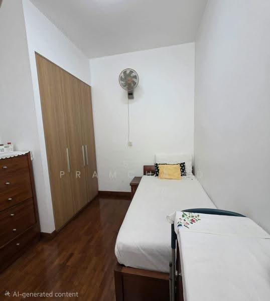 The Waterina, 59 Lorong 40 Geylang, Eunos / Geylang / Paya Lebar, 2 Bedrooms, 1,130 sqft, Condominium For Rent, by S. Pramchand, 500266166 - Bedroom - PropertyGuru.com.sg