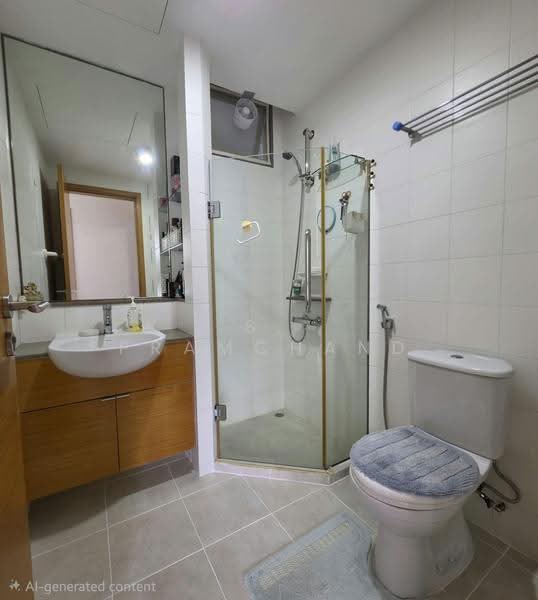 The Waterina, 59 Lorong 40 Geylang, Eunos / Geylang / Paya Lebar, 2 Bedrooms, 1,130 sqft, Condominium For Rent, by S. Pramchand, 500266166 - Bathroom - PropertyGuru.com.sg