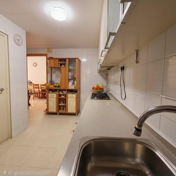 The Waterina, 59 Lorong 40 Geylang, Eunos / Geylang / Paya Lebar, 2 Bedrooms, 1,130 sqft, Condominium For Rent, by S. Pramchand, 500266166 - Kitchen - PropertyGuru.com.sg