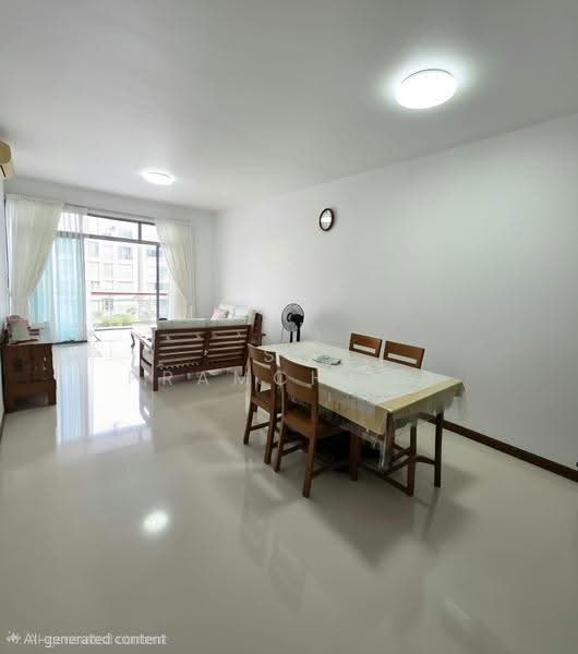 The Waterina, 59 Lorong 40 Geylang, Eunos / Geylang / Paya Lebar, 2 Bedrooms, 1,130 sqft, Condominium For Rent, by S. Pramchand, 500266166 - Living Room - PropertyGuru.com.sg