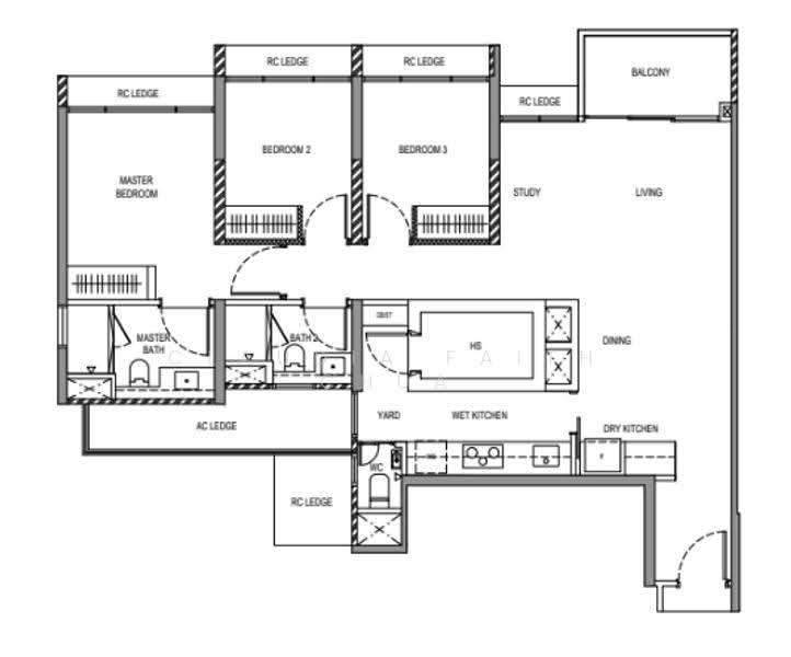 Norwood Grand, Admiralty / Woodlands, 3 Bedrooms, 1,044 sqft, Condominium For Rent, by Claudia Faith Chua, 500266168 - PropertyGuru.com.sg