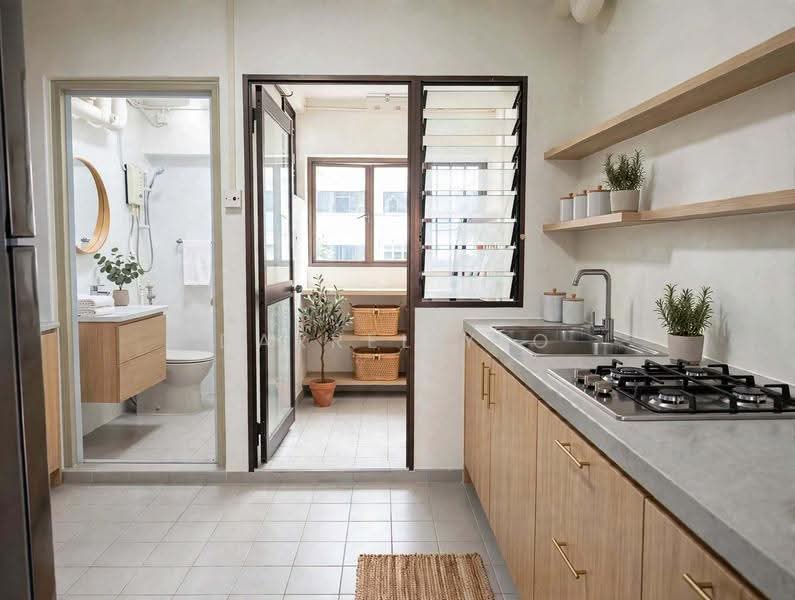160 Jalan Teck Whye, 160 Jalan Teck Whye, Dairy Farm / Bukit Panjang / Choa Chu Kang, 3 Bedrooms, 1,087 sqft, HDB Flat For Sale, by Darrel Yeo, 500266176 - Kitchen - PropertyGuru.com.sg