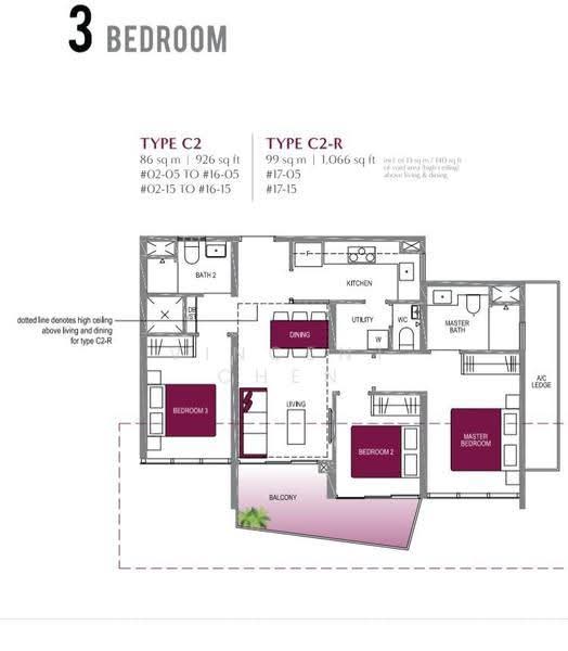 Lake Grande, 2 Jurong Lake Link, Boon Lay / Jurong / Tuas, 3 Bedrooms, 926 sqft, Condominium For Sale, by Vincent Chen, 500266187 - PropertyGuru.com.sg