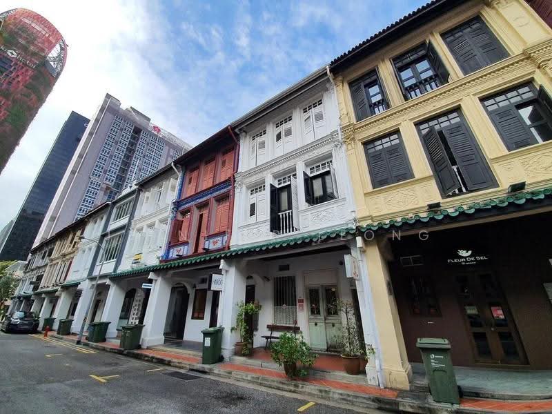 Excellent Location for F&B Proven Footfall Walk to MRT, Tras Street, Chinatown / Tanjong Pagar, 1,515 sqft, Shop / Shophouse For Rent, by Jennifer Leong, 500266200 - Exterior - CommercialGuru.com.sg
