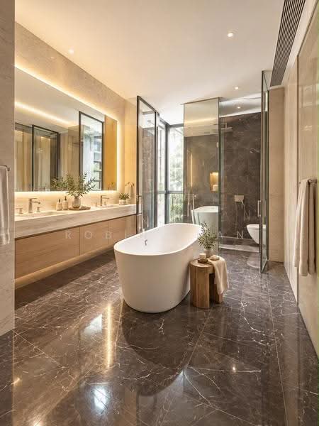 Leedon Residence, 20 Leedon Heights, Tanglin / Holland / Bukit Timah, 5 Bedrooms, 4,704 sqft, Condominium For Sale, by Robin Chan, 500266223 - Bathroom - PropertyGuru.com.sg