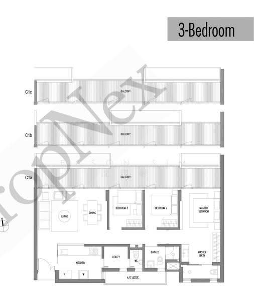 Seletar Park Residence, 21 Seletar Road, Seletar / Yio Chu Kang, 3 Bedrooms, 1,292 sqft, Condominium For Sale, by Eason Sim 沈绍彬, 500266231 - PropertyGuru.com.sg