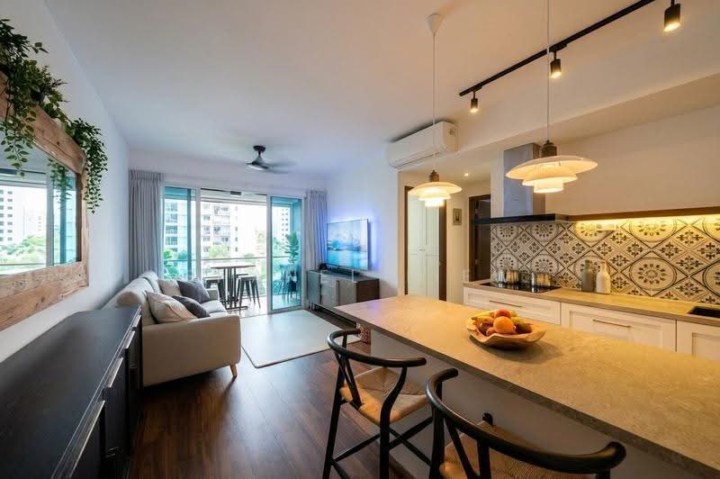 Waterview, 89 Tampines Avenue 1, Pasir Ris / Tampines, 2 Bedrooms, 786 sqft, Condominium For Sale, by Shanel Liew, 500266277 - Living Room - PropertyGuru.com.sg