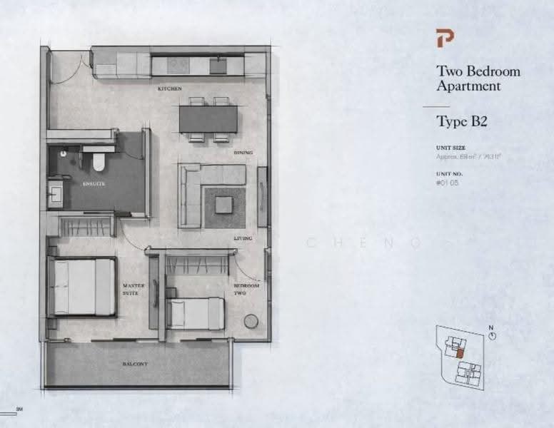 Petit Jervois, 33 Jervois Road, Tanglin / Holland / Bukit Timah, 2 Bedrooms, 753 sqft, Condominium For Rent, by Krystal Cheng, 500266297 - PropertyGuru.com.sg