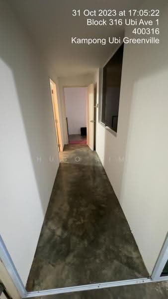 316 Ubi Avenue 1, 316 Ubi Avenue 1, Eunos / Geylang / Paya Lebar, 3 Bedrooms, 904 sqft, HDB Flat For Sale, by Hugo Sim, 500266328 - Corridor - PropertyGuru.com.sg