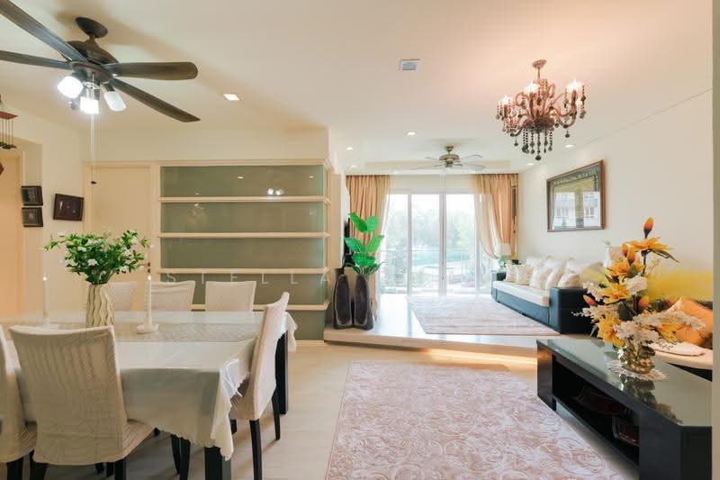 Edelweiss Park Condo, 96 Flora Road, Changi Airport / Changi Village, 3 Bedrooms, 1,335 sqft, Condominium For Sale, by Stella Zhang, 500266357 - Living & Dining Room - PropertyGuru.com.sg