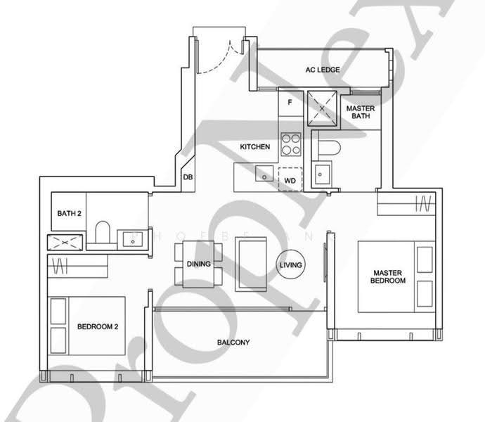 Hyll on Holland, 99 Holland Road, Tanglin / Holland / Bukit Timah, 2 Bedrooms, 721 sqft, Condominium For Rent, by Phoebe Ang, 500266388 - PropertyGuru.com.sg