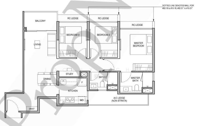 Norwood Grand, Admiralty / Woodlands, 3 Bedrooms, 872 sqft, Condominium For Rent, by Jocelyn Chua 蔡颸嬣, 500266407 - PropertyGuru.com.sg