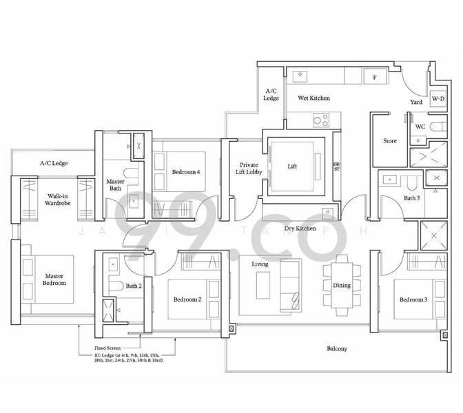 Avenue South Residence, 1 Silat Avenue, Alexandra / Commonwealth, 4 Bedrooms, 1,496 sqft, Condominium For Sale, by Jasmine Tan P H, 500266434 - PropertyGuru.com.sg