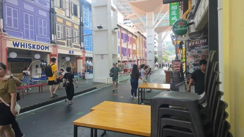 Chinatown ground floor F&B unit, smith street, Chinatown / Tanjong Pagar, 1,100 sqft, Food & Beverage For Rent, by Wee Frankie, 500266459 - Exterior - CommercialGuru.com.sg