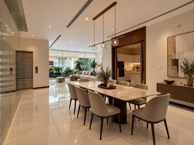 Residences @ Emerald Hill, 119 Emerald Hill Road, Orchard / River Valley, 6 Bedrooms, 5,791 sqft, Condominium For Sale, by Pamela Lua, 500266506 - Dining Room - PropertyGuru.com.sg