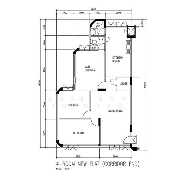 250 Jurong East Street 24, 250 Jurong East Street 24, Boon Lay / Jurong / Tuas, 3 Bedrooms, 1,012 sqft, HDB Flat For Sale, by Jose Loh Zhenhao, 500266521 - PropertyGuru.com.sg