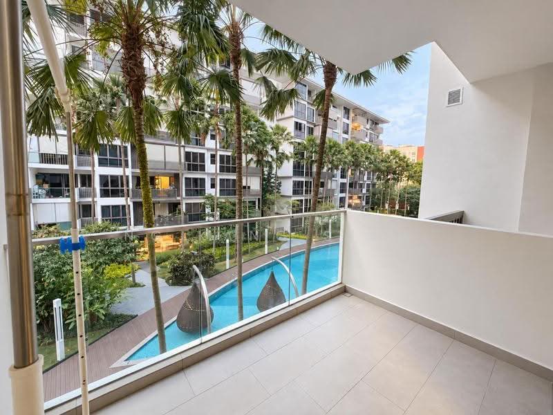 The Inflora, 51 Flora Drive, Changi Airport / Changi Village, 1 Bedroom, 463 sqft, Condominium For Rent, by Ng Kang Seng, 500266557 - Balcony - PropertyGuru.com.sg