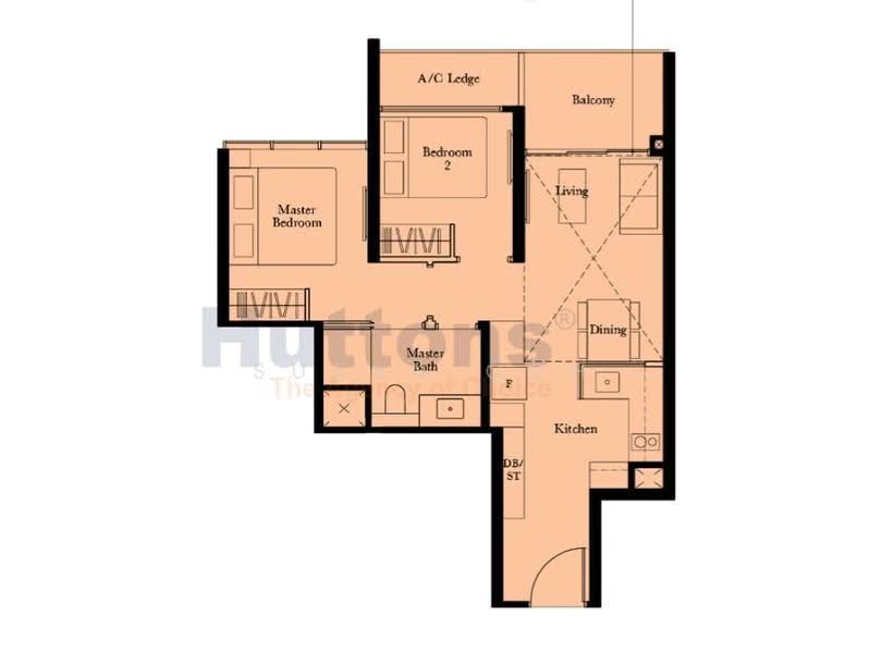 The Garden Residences, 3 Serangoon North View, Hougang / Punggol / Sengkang, 2 Bedrooms, 732 sqft, Condominium For Sale, by Susan Goh, 500266563 - PropertyGuru.com.sg