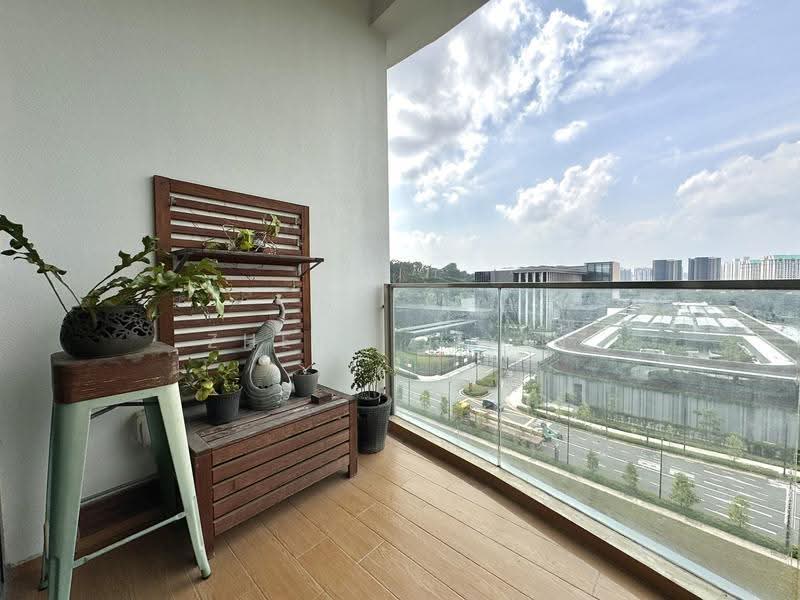 Kingsford Hillview Peak, 105 Hillview Rise, Dairy Farm / Bukit Panjang / Choa Chu Kang, 1 Bedroom, 517 sqft, Condominium For Sale, by Zheng Jixin, 500266583 - Balcony - PropertyGuru.com.sg