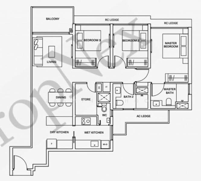 Clavon, 8 Clementi Avenue 1, Buona Vista / West Coast / Clementi New Town, 3 Bedrooms, 1,130 sqft, Condominium For Rent, by Jasmine Choo, 500266719 - PropertyGuru.com.sg