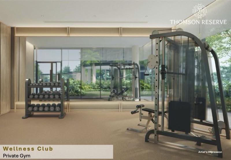 Thomson Reserve, Bright Hill Drive, Ang Mo Kio / Bishan / Thomson, 3 Bedrooms, 830 sqft, Condominium For Sale, by Sean Kok 郭兆南, 500266746 - Gym - PropertyGuru.com.sg
