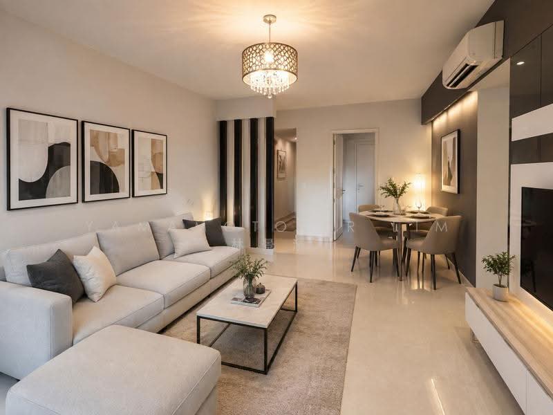 Sunrise Gardens, 53 Sunrise Gardens, Seletar / Yio Chu Kang, 1 Bedroom, 828 sqft, Condominium For Sale, by YAMAMOTO Jr LIM 林景漍, 500266790 - Living Room - PropertyGuru.com.sg