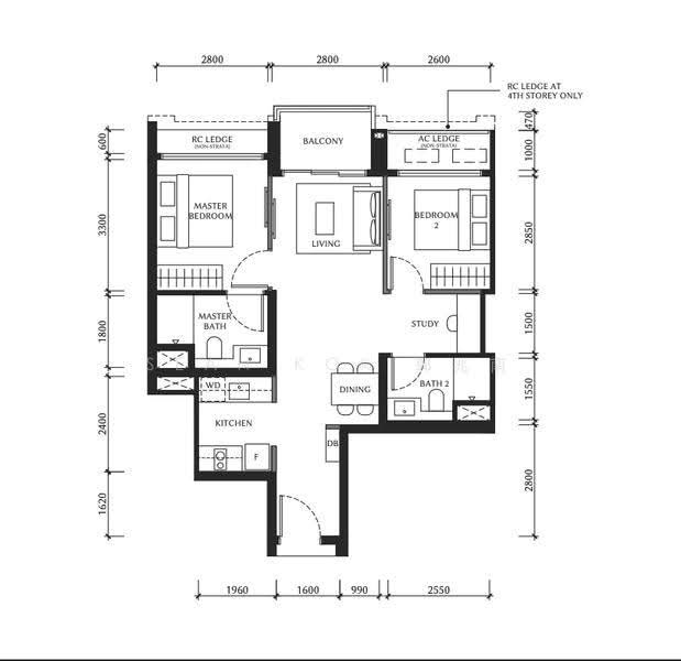 The Serra Residences, 7 Bassein Road, Newton / Novena, 2 Bedrooms, 710 sqft, Condominium For Sale, by Sean Kok 郭兆南, 500266800 - PropertyGuru.com.sg