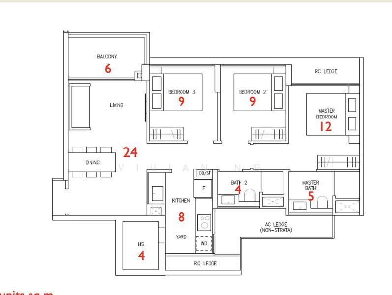 Amberwood at Holland, Tanglin / Holland / Bukit Timah, 3 Bedrooms, 958 sqft, Condominium For Sale, by Vivian Ng, 500266834 - PropertyGuru.com.sg
