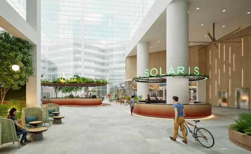 Solaris @ One-North, 1 Fusionopolis Walk, Buona Vista / West Coast / Clementi New Town, 2,309 sqft, Business / Science Park For Rent, by Rebecca Koh, 500266836 - Lobby - CommercialGuru.com.sg