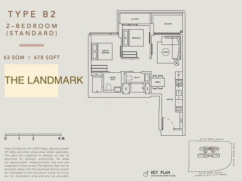 The Landmark, 173 Chin Swee Road, Alexandra / Commonwealth, 2 Bedrooms, 678 sqft, Condominium For Sale, by Lim Y X, 500266877 - PropertyGuru.com.sg