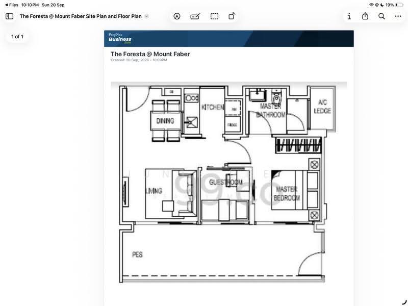 The Foresta @ Mount Faber, 100 Wishart Road, Harbourfront / Telok Blangah, 2 Bedrooms, 624 sqft, Condominium For Sale, by Junie Lee, 500266940 - PropertyGuru.com.sg