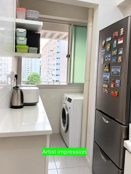 588D Ang Mo Kio Street 52, 588D Ang Mo Kio Street 52, Ang Mo Kio / Bishan / Thomson, 3 Bedrooms, 980 sqft, HDB Flat For Sale, by Sam Chee, 500266944 - Kitchen - PropertyGuru.com.sg