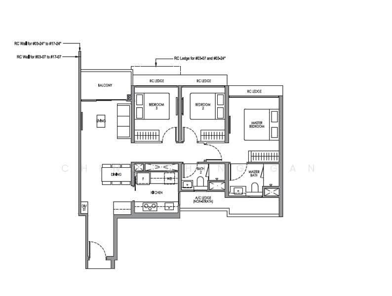 Lucerne Grand, Lakeside Drive, Boon Lay / Jurong / Tuas, 3 Bedrooms, 883 sqft, Condominium For Sale, by Ching Ching Gan, 500266975 - PropertyGuru.com.sg