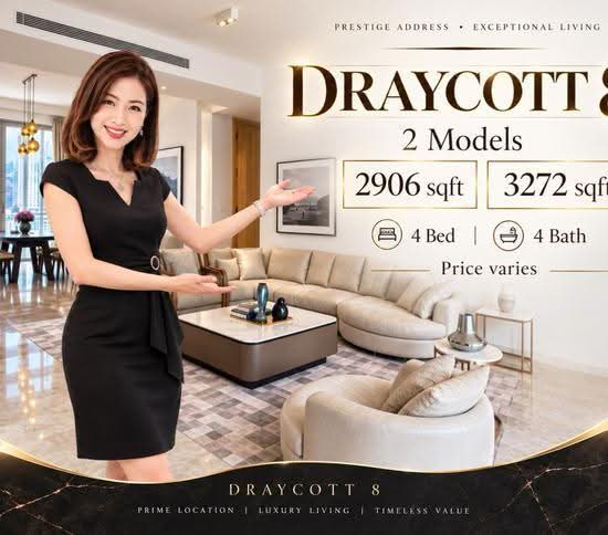 Draycott Eight, 4 Draycott Park, Tanglin / Holland / Bukit Timah, 4 Bedrooms, 2,906 sqft, Condominium For Sale, by Jasmine Tan P H, 500267027 - PropertyGuru.com.sg