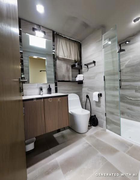 Westwood Residences EC, 184 Westwood Avenue, Boon Lay / Jurong / Tuas, 4 Bedrooms, 1,152 sqft, Condominium For Sale, by Rick Neoh, 500267058 - Bathroom - PropertyGuru.com.sg