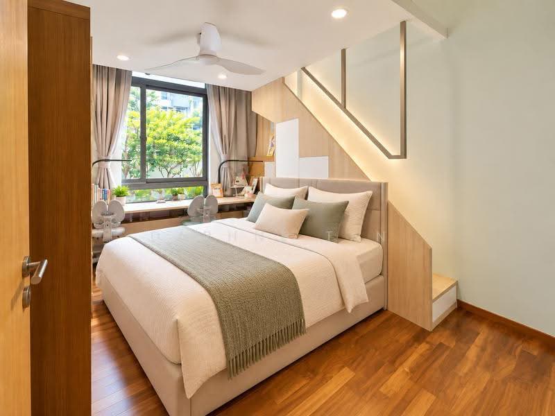 Callidora Ville, 19 Lor N Telok Kurau, East Coast / Marine Parade, 3 Bedrooms, 1,163 sqft, Apartment For Sale, by Daphne Tan, 500267070 - Common Bedroom 2 with AI illustration - PropertyGuru.com.sg