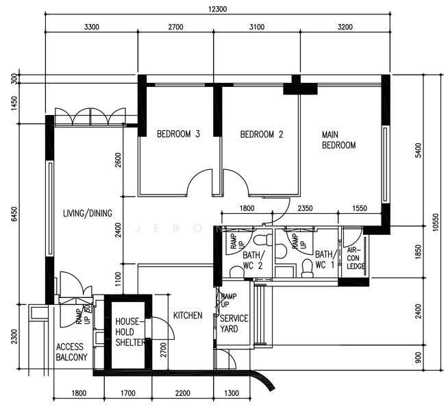 310A Ang Mo Kio Avenue 1, 310A Ang Mo Kio Avenue 1, Ang Mo Kio / Bishan / Thomson, 3 Bedrooms, 1,012 sqft, HDB Flat For Sale, by Jeron Lee, 500267107 - PropertyGuru.com.sg