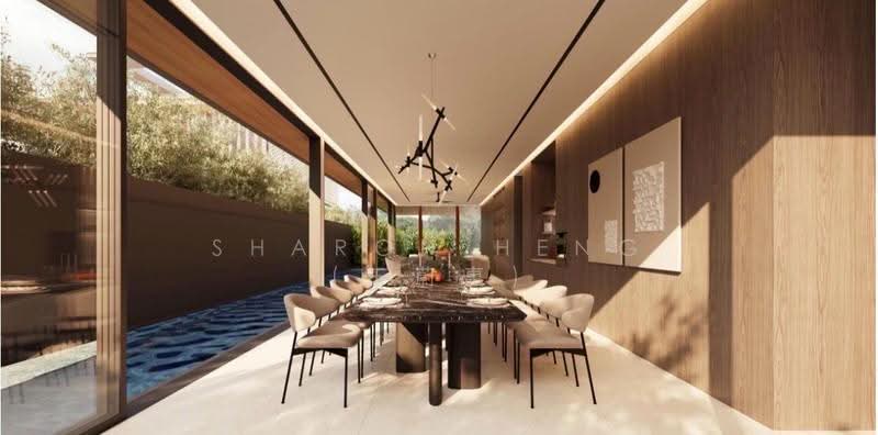 Superb Location! Rare Brand New Bungalow at Berrima Rd, Newton / Novena, 6 Bedrooms, 9,461 sqft, Bungalow House For Sale, by Sharon Heng (王蔚惠), 500267120 - Dining Room - PropertyGuru.com.sg