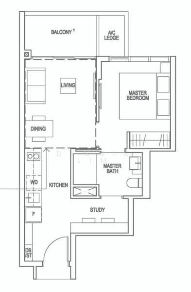 Riverfront Residences, 57 Hougang Avenue 7, Hougang / Punggol / Sengkang, 1 Bedroom, 517 sqft, Condominium For Sale, by Dennis Lim, 500267137 - PropertyGuru.com.sg