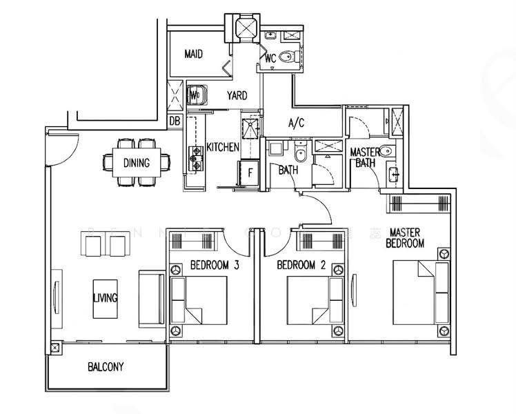 My Manhattan, 35 Simei Street 3, Pasir Ris / Tampines, 3 Bedrooms, 1,076 sqft, Condominium For Rent, by Rennie Goh 吴蕊玲, 500267200 - PropertyGuru.com.sg